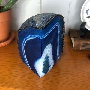 🌺CLEAR OUT ITEM🌺 4lbs 5.4 oz Blue Agate single book end